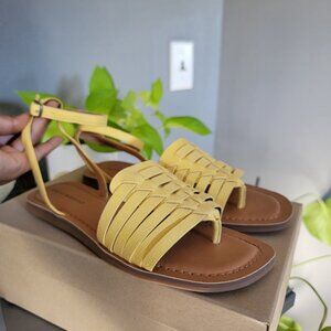 Lucky Brand blairia sandals- mimosa (yellow) NEW